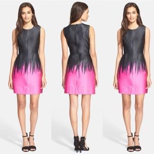 Milly Coco Ombré mini sheath dress size 6 made in USA New